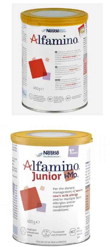 Kojenecká výživa ALFAMINO + ALFAMINO JUNIOR: Fotografie