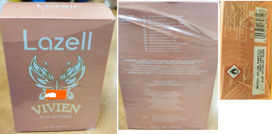 Parfémová voda Lazell® Parfums, VIVIEN FOR WOMAN, EAU DE PARFUM: Fotografie