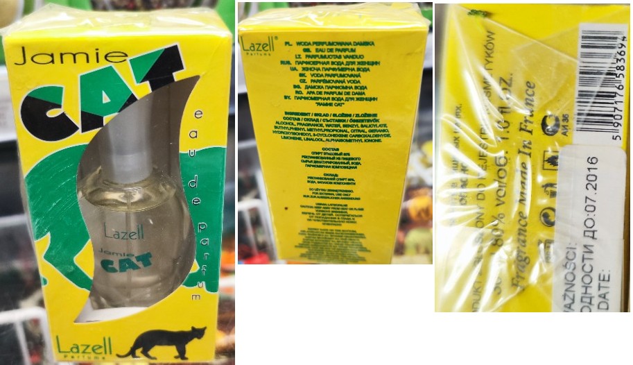 Parfémová voda Lazell® Parfums, Jamie CAT, eau de parfum: Fotografie