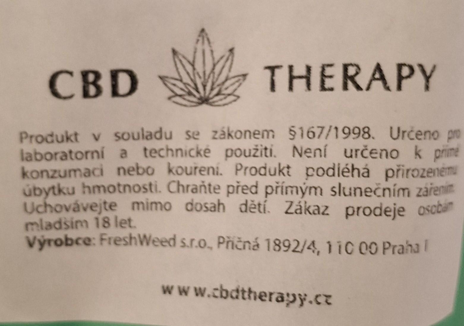 Bylinný výrobek určený ke kouření CBD THERAPY Green Crack JOINT THC-X: Fotografie č. 3