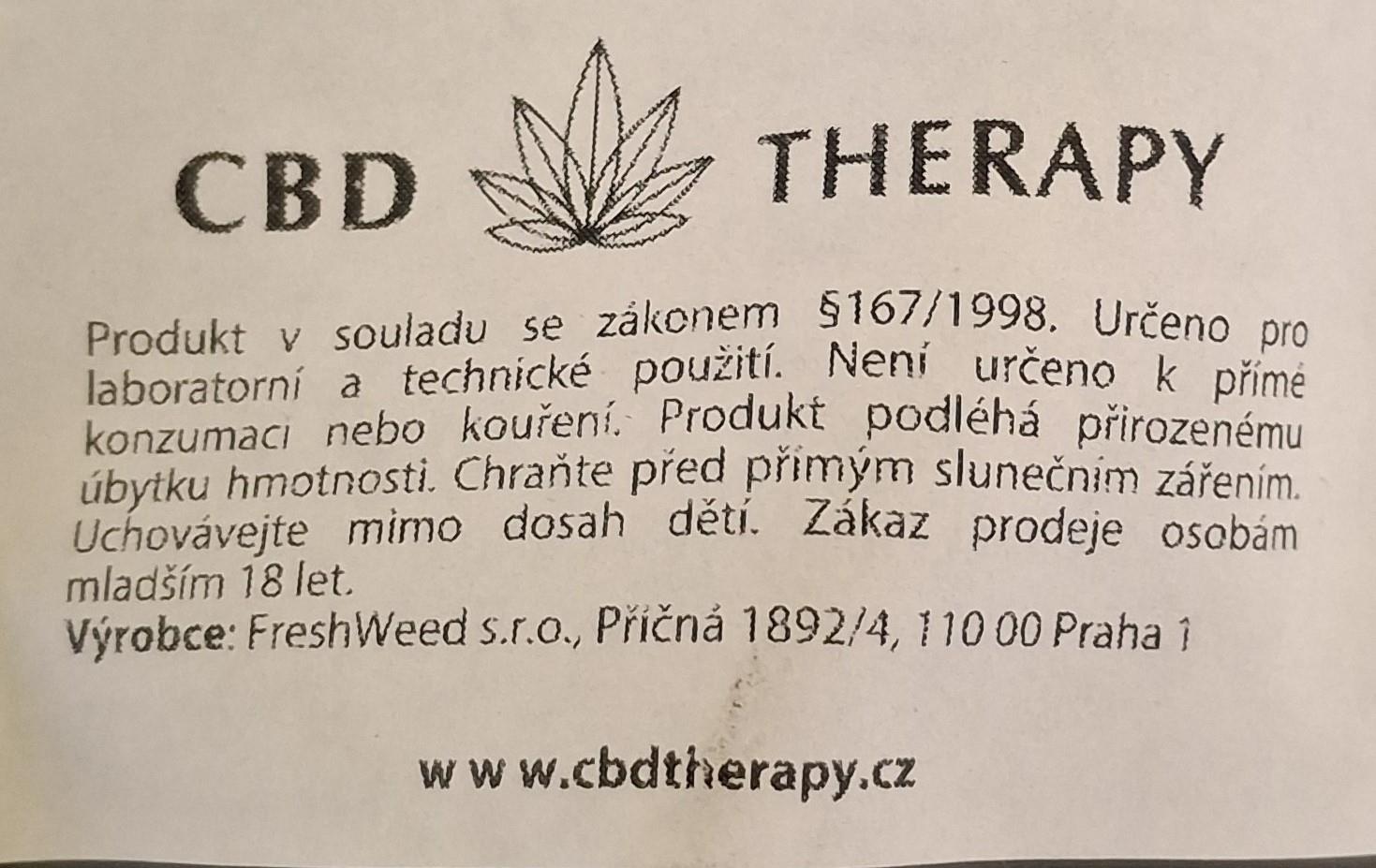 Bylinný výrobek určený ke kouření CBD THERAPY GOLD EDITION T-REX JOINT: Fotografie č. 3