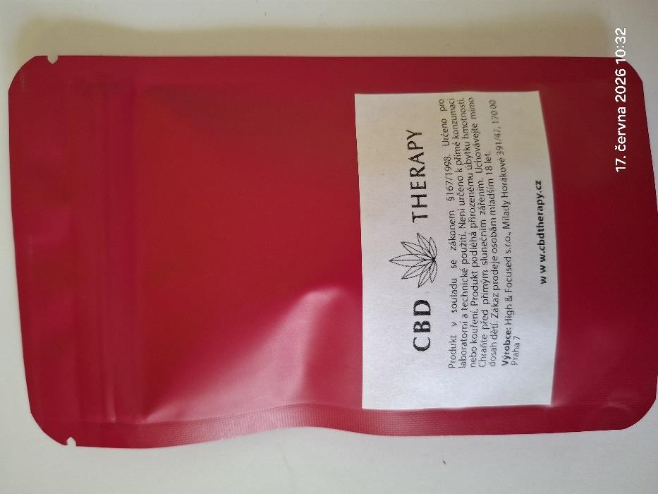 Bylinný výrobek určený ke kouření CBD THERAPY Amnesia THC-X, STRONG, 1 g: Fotografie č. 2