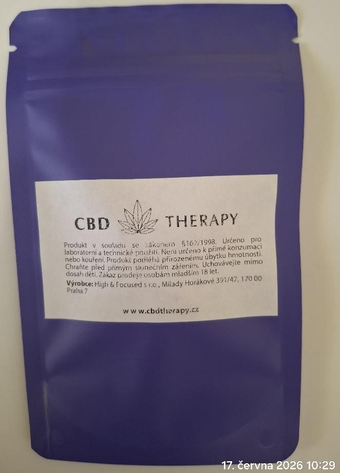 Bylinný výrobek určený ke kouření CBD THERAPY T-REX THC-X, STRONG, 1 g Výrobce/země: Fotografie č. 2