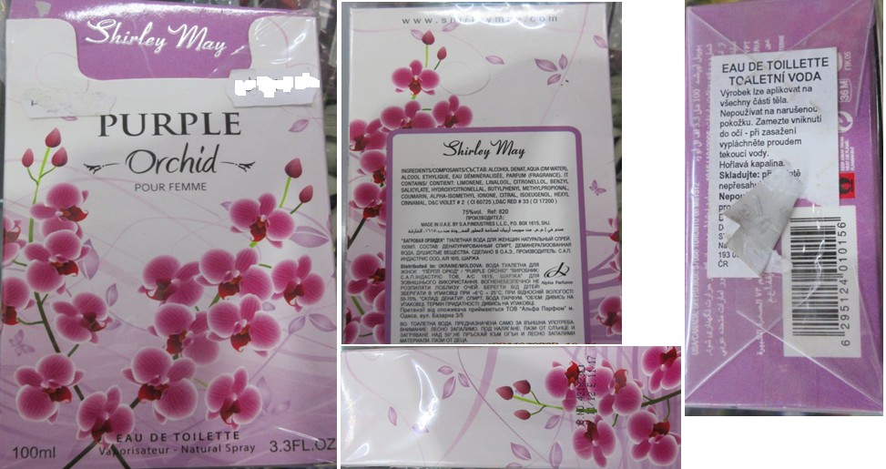 Toaletní voda Shirley May, PURPLE Orchid, POUR FEMME, EAU DE TOILETTE: Fotografie