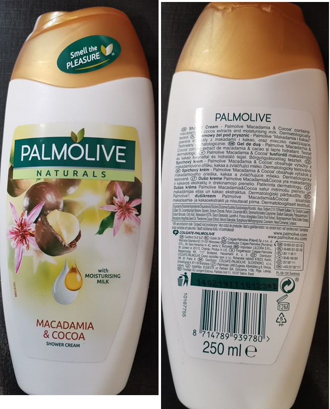 PALMOLIVE NATURALS, MACADAMIA & COCOA, SHOWER CREAM: Fotografie